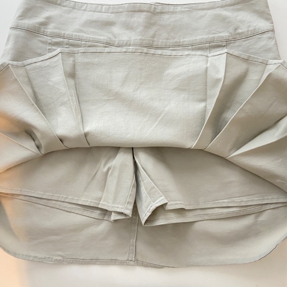 Cotton twill mini skort - Picture 4 of 4